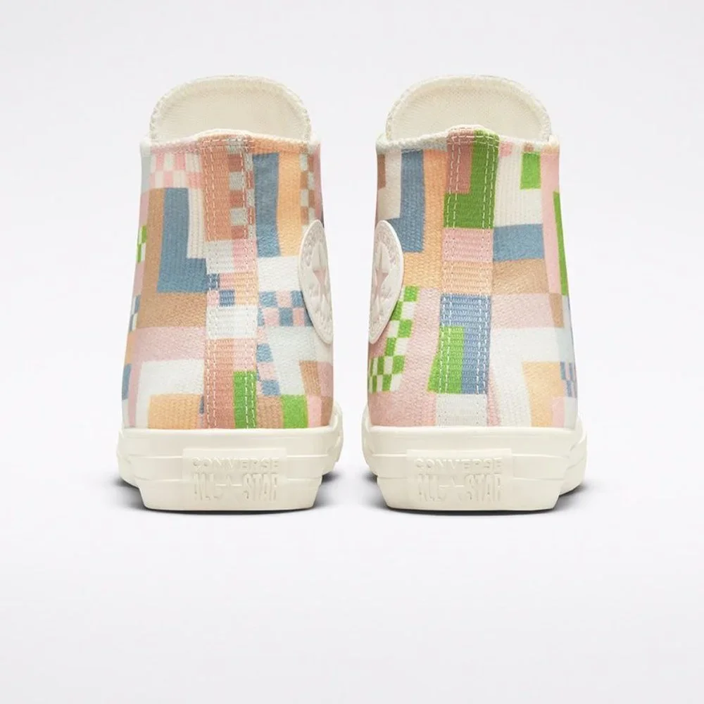 NWT | Converse Chuck Taylor All Star Crafted Abstract Stripes High Top Sneaker - Picture 4 of 12